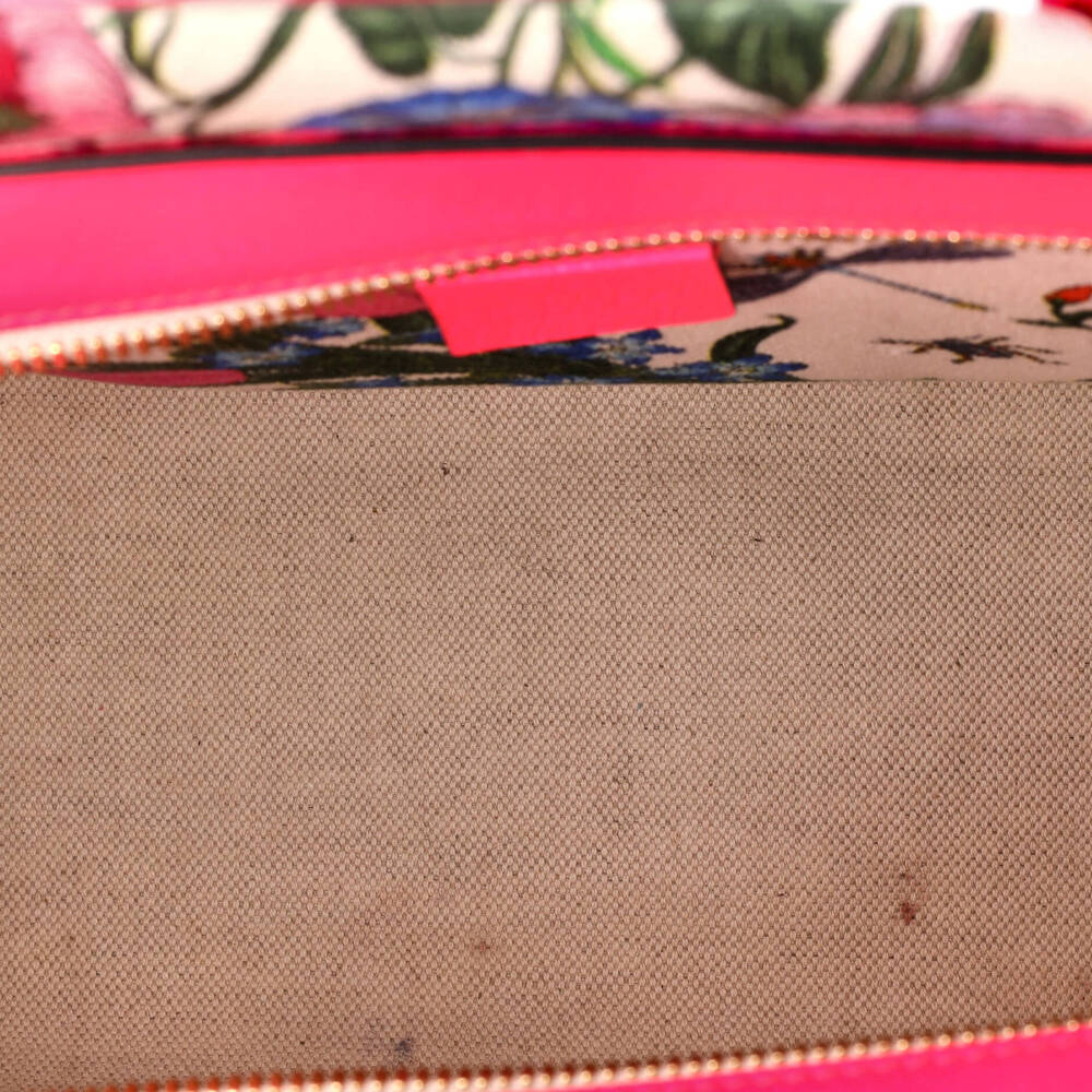 Gucci Convertible Tote Flora Canvas #154848G94B - Picture 6 of 7